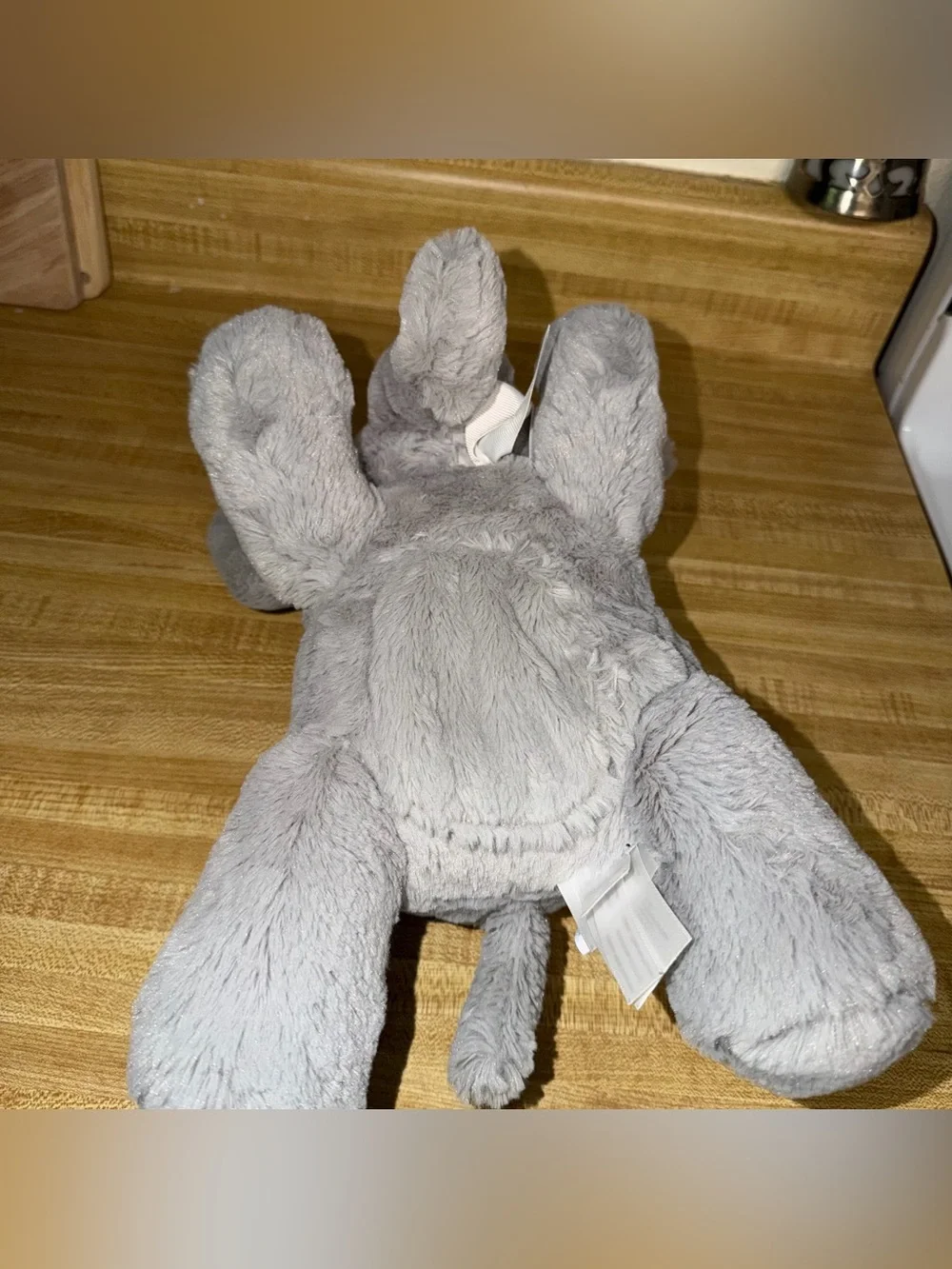 Cloud B twilight buddy Gray Plush Night Light Elephant with Star Projector
